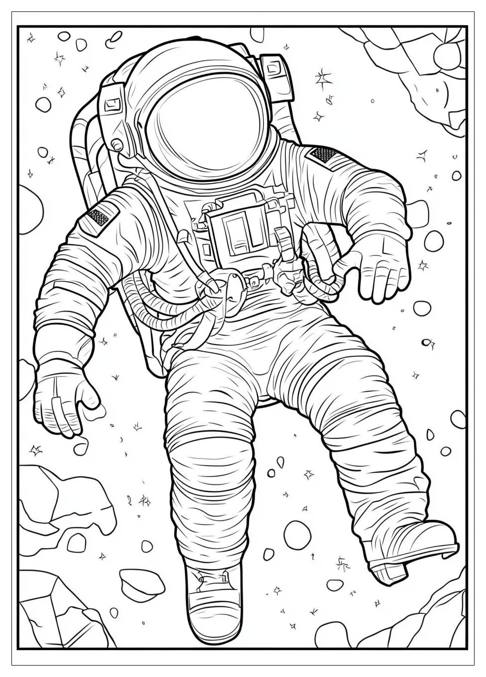 Astronaut Ausmalbilder 14