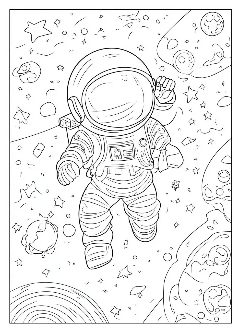 Astronaut Ausmalbilder 19