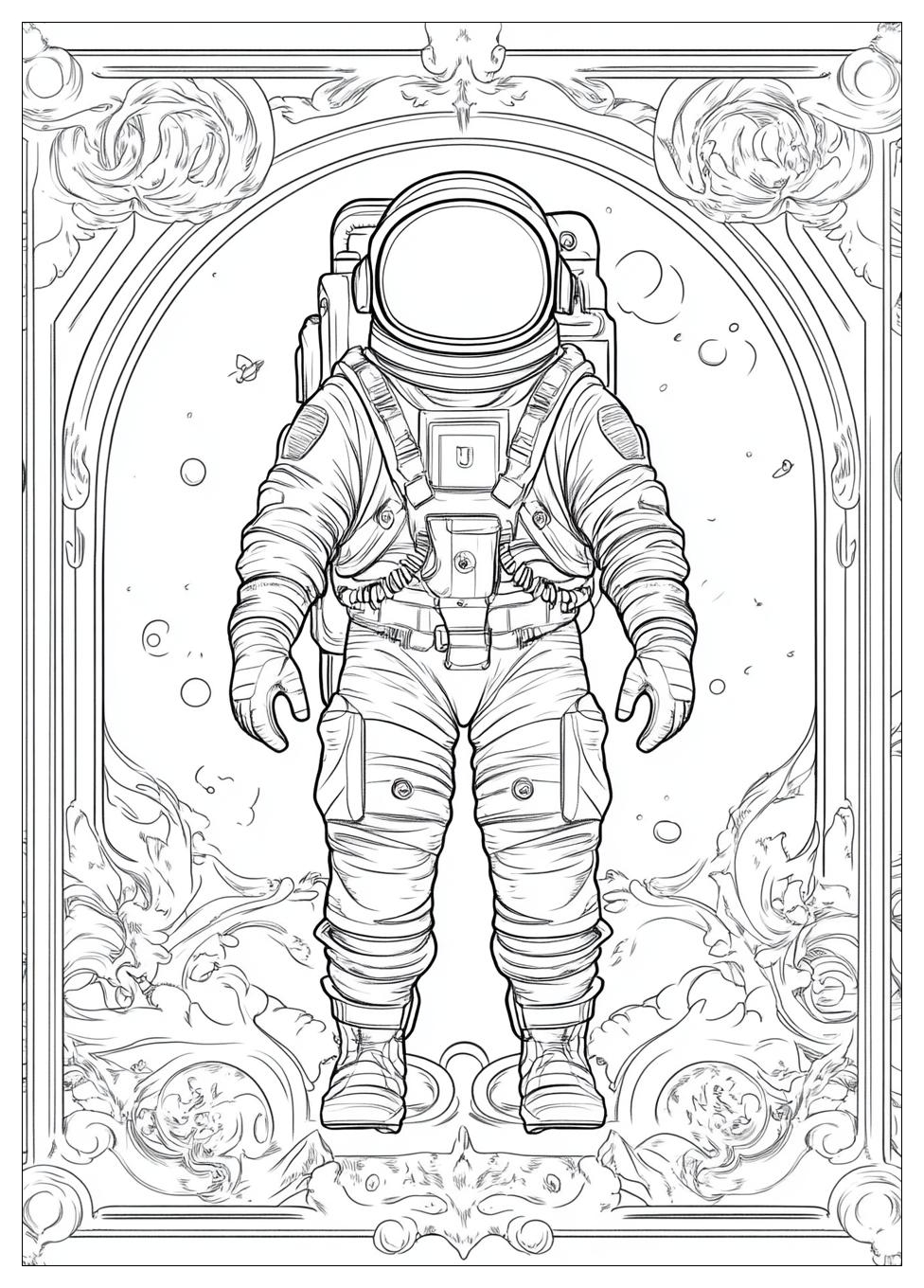 Astronaut Ausmalbilder 21