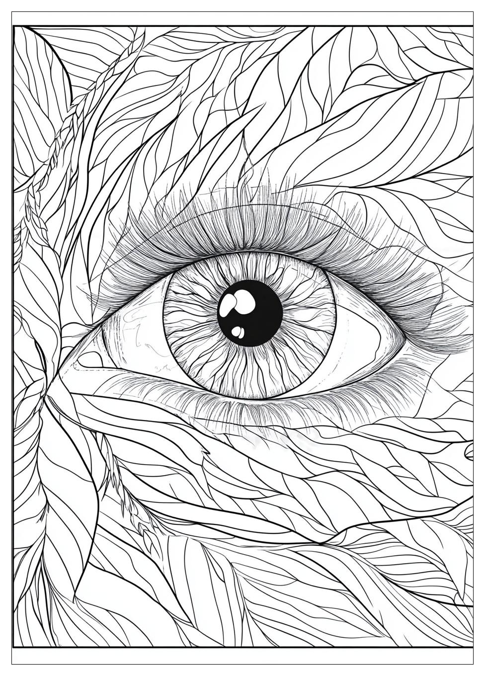 Augen Ausmalbilder 10