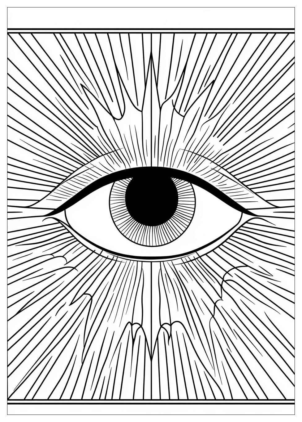 Augen Ausmalbilder 12