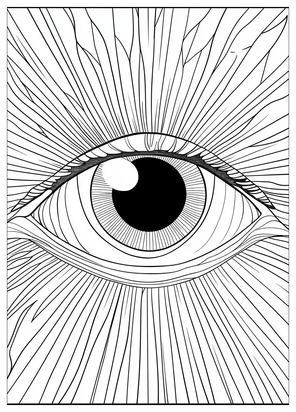 Augen Ausmalbilder 14