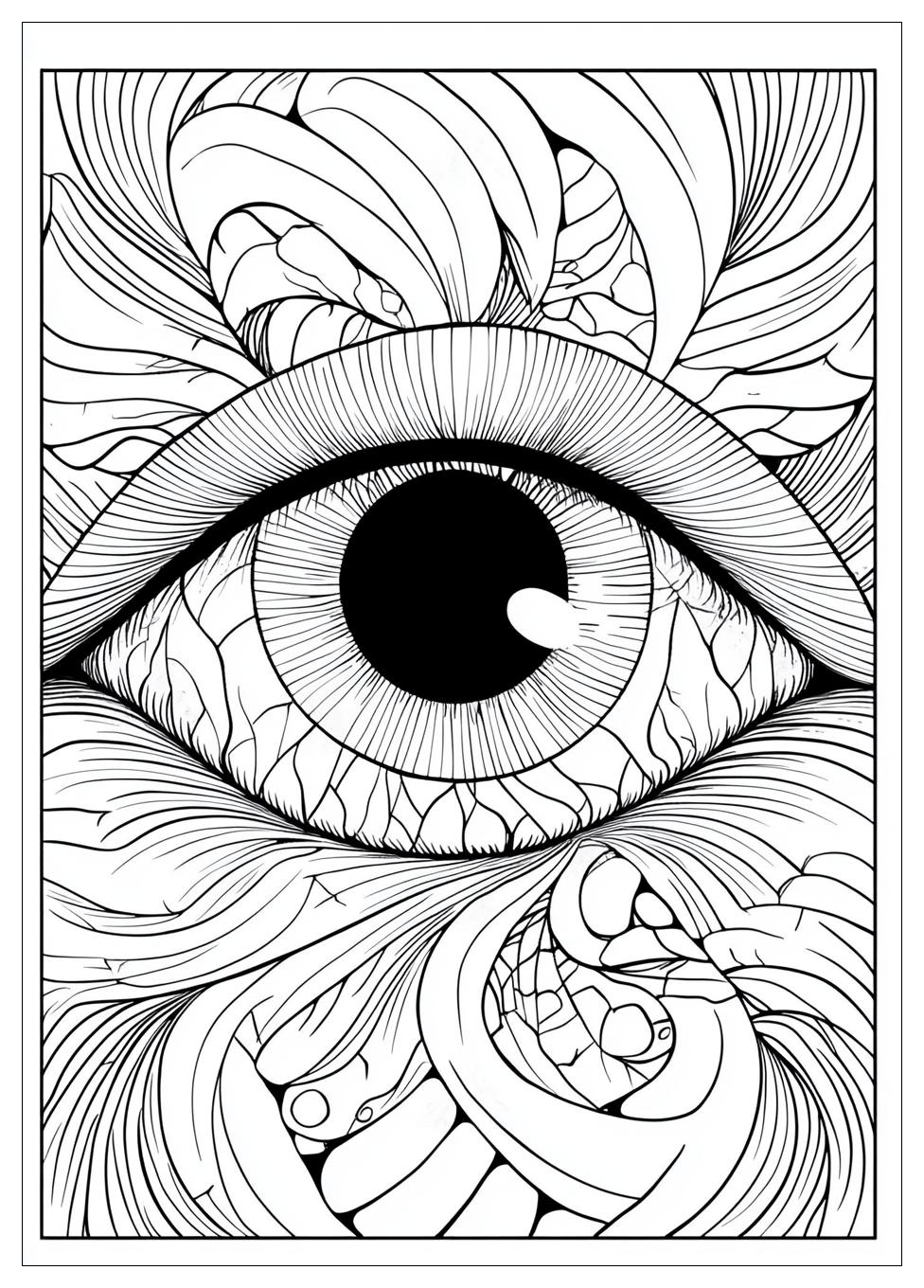 Augen Ausmalbilder 16