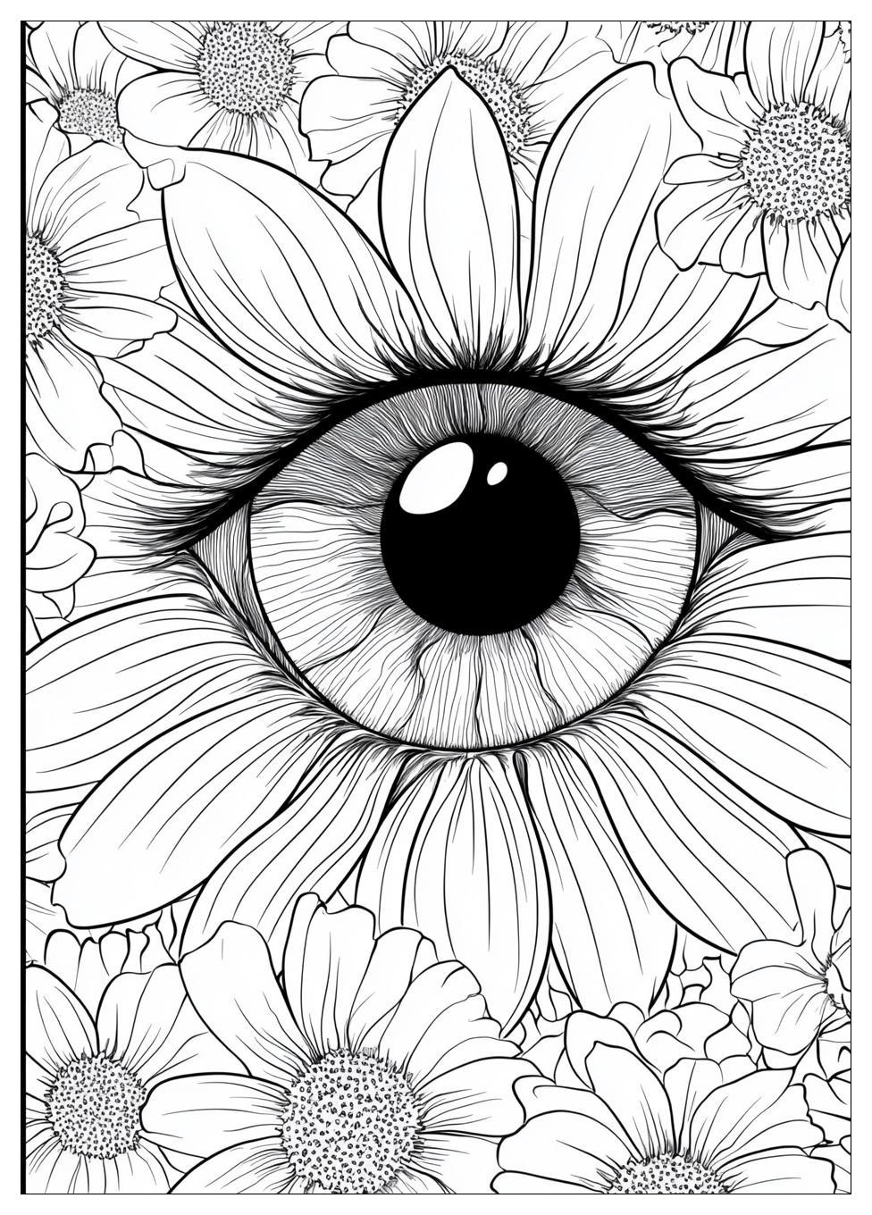 Augen Ausmalbilder 17
