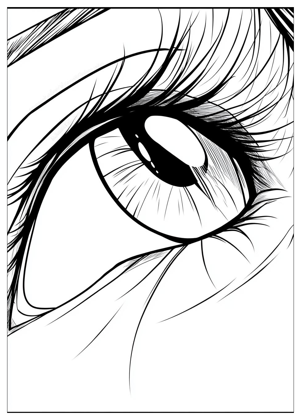 Augen Ausmalbilder 18