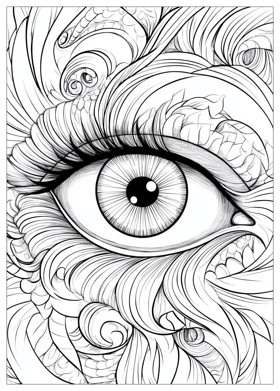 Augen Ausmalbilder 19