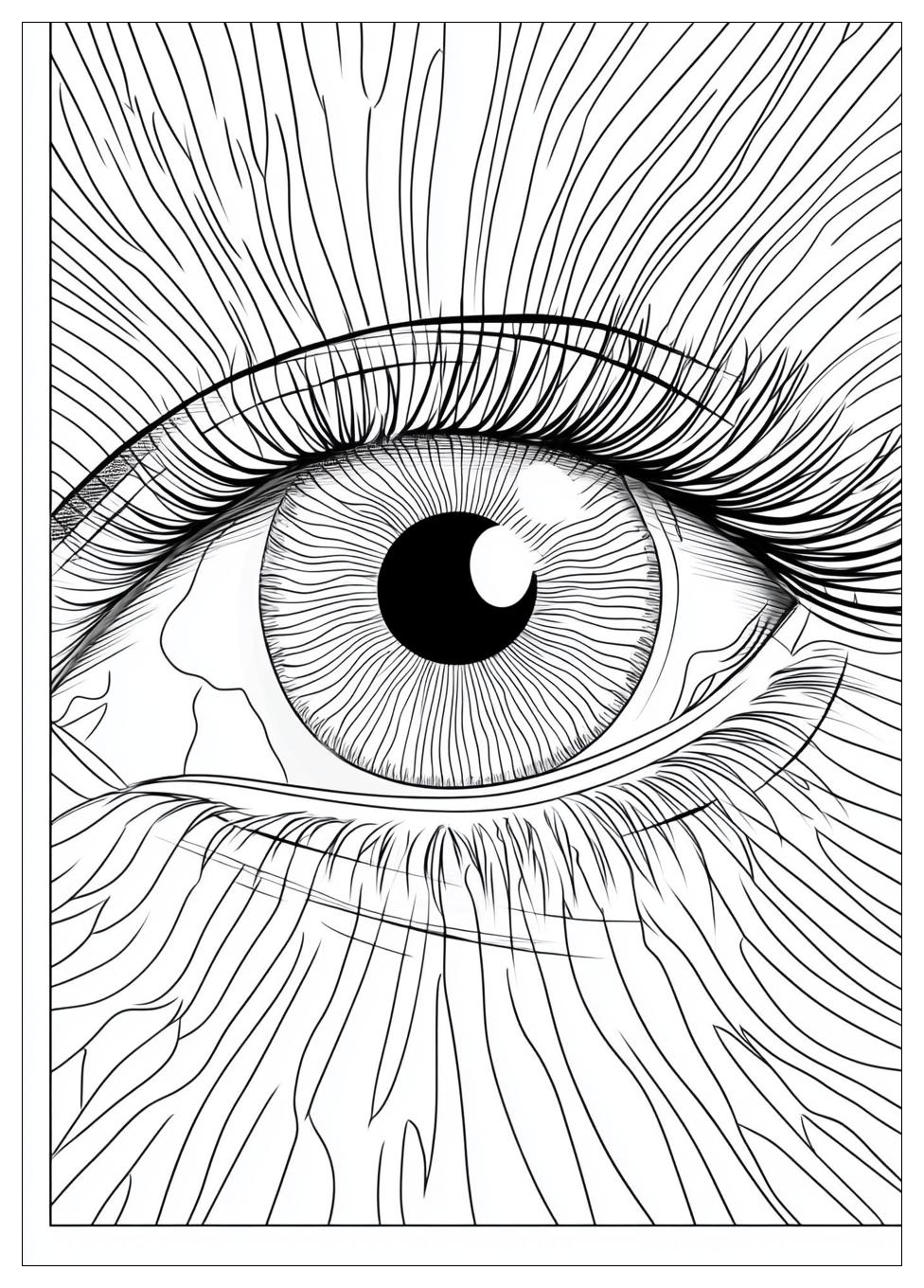 Augen Ausmalbilder 2