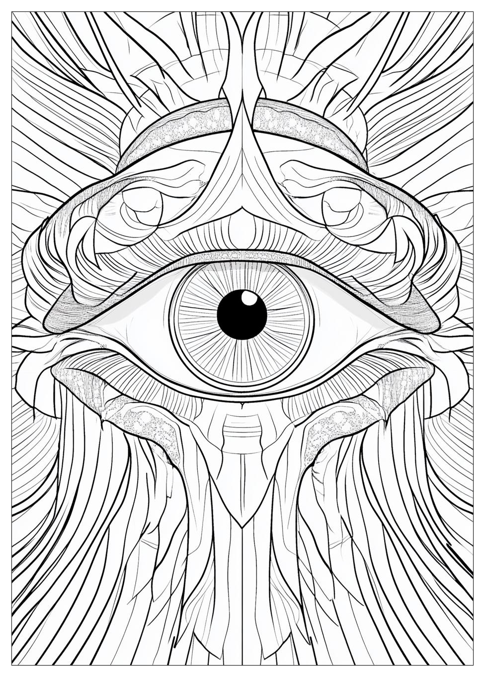 Augen Ausmalbilder 22