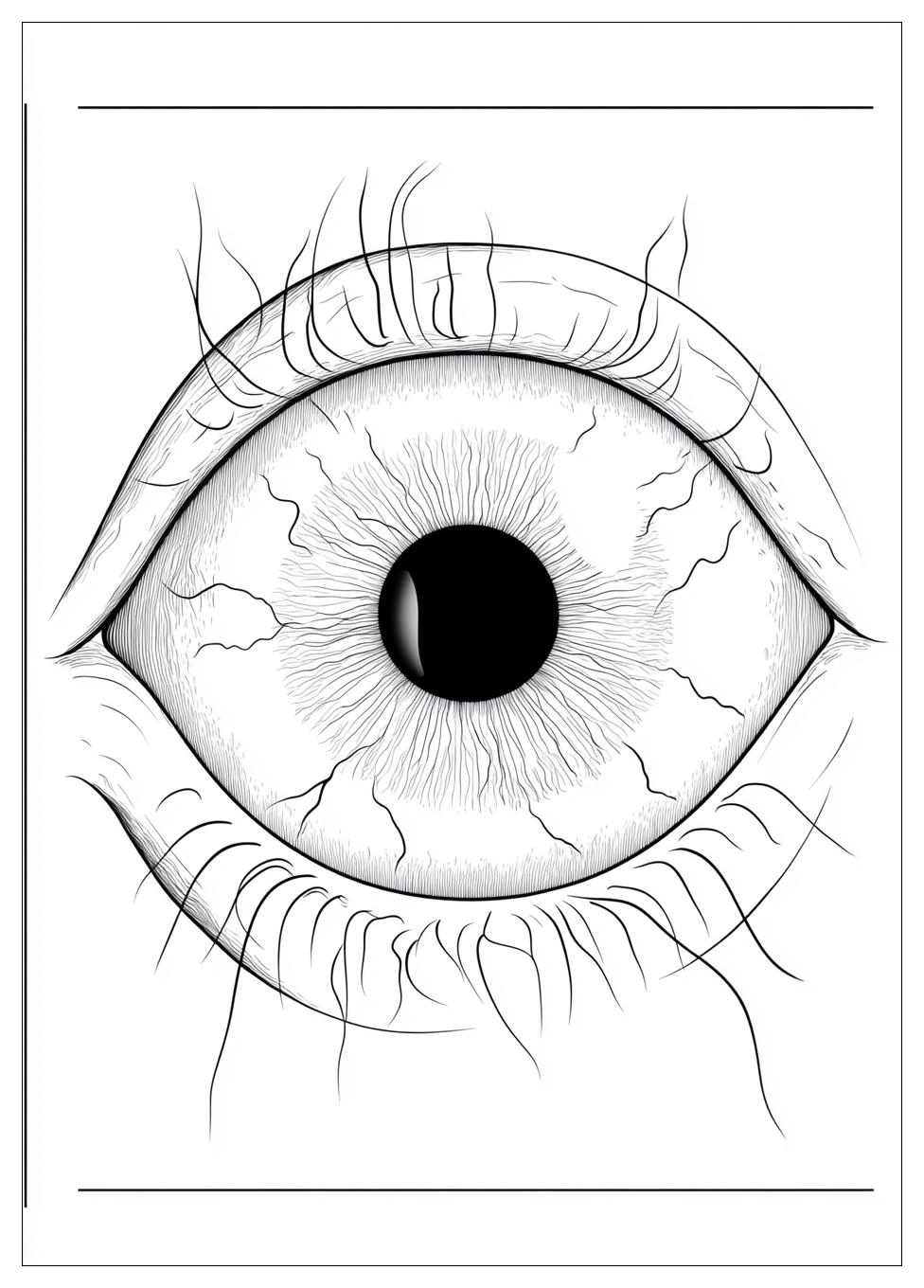 Augen Ausmalbilder 3