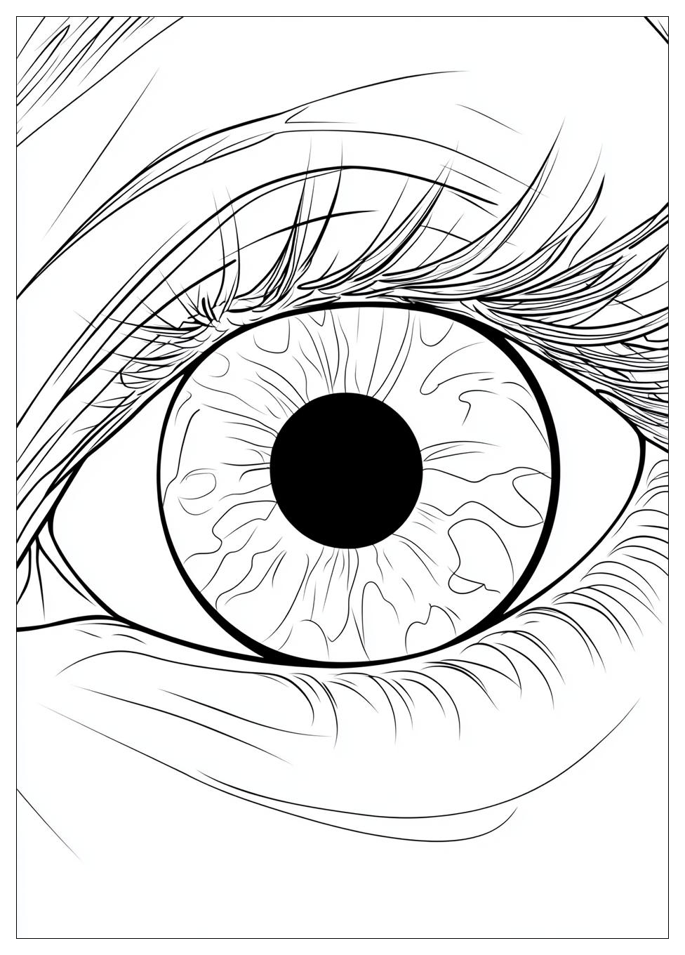 Augen Ausmalbilder 5
