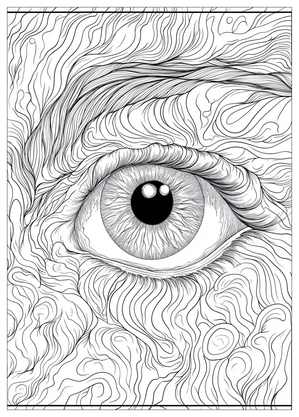 Augen Ausmalbilder 7