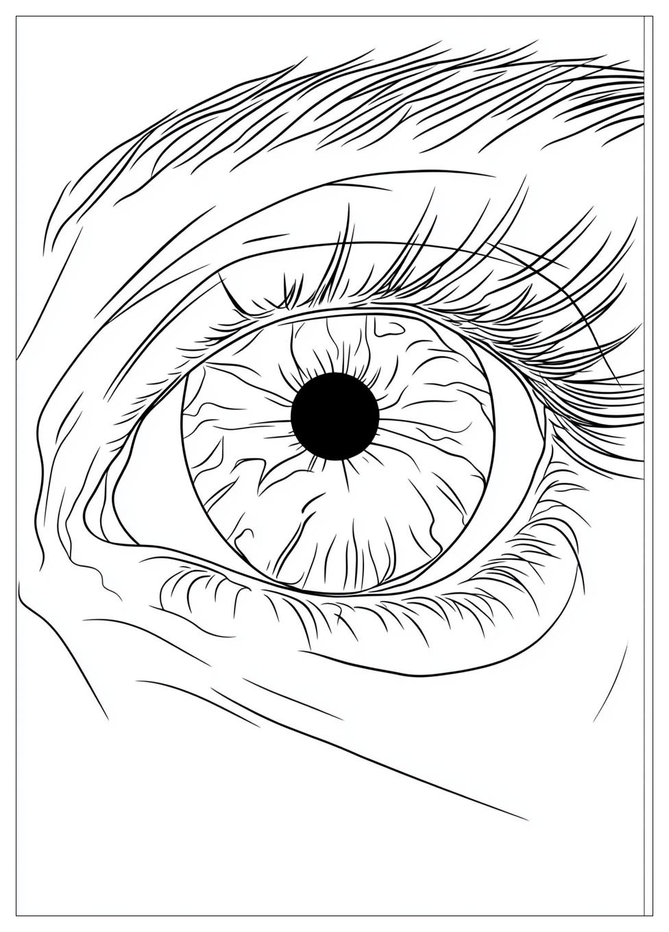 Augen Ausmalbilder 8