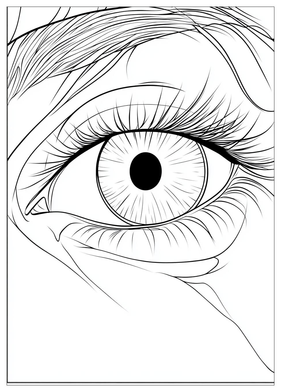 Augen Ausmalbilder 9