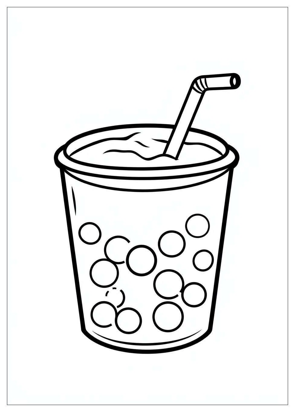 Ausdrucken Bubble Tea Ausmalbilder 10