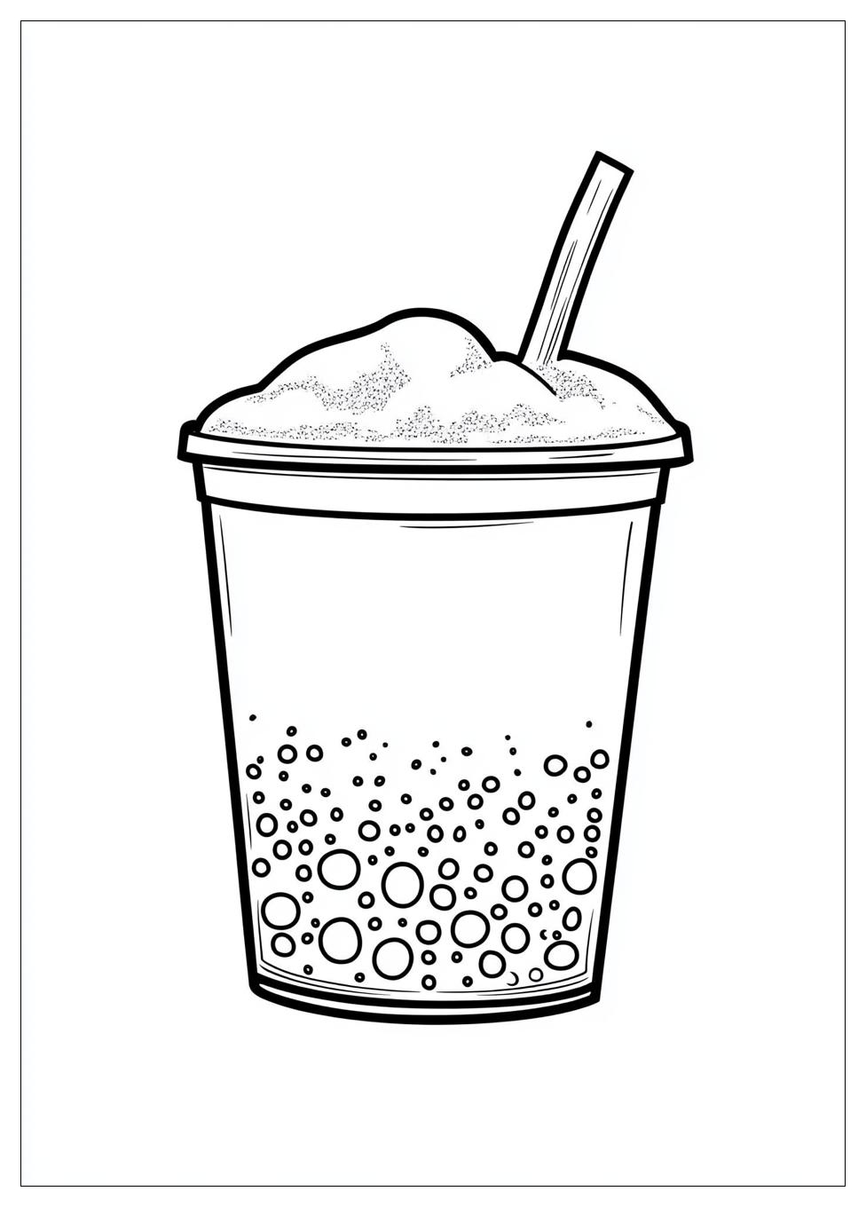 Ausdrucken Bubble Tea Ausmalbilder 7