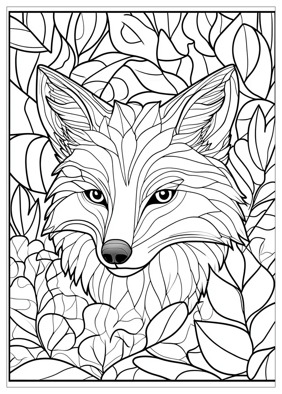 Ausdrucken Fuchs Ausmalbilder 1