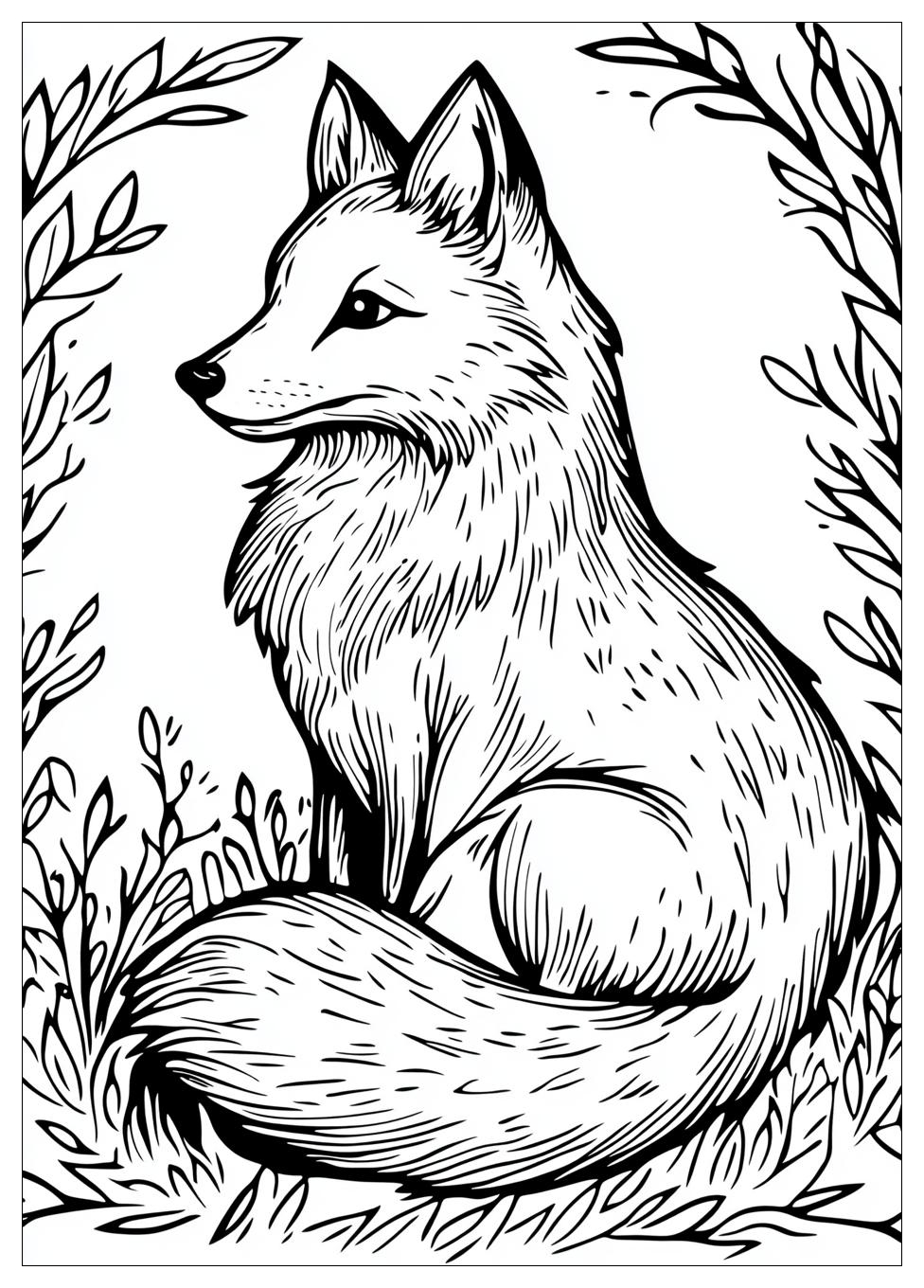 Ausdrucken Fuchs Ausmalbilder 10