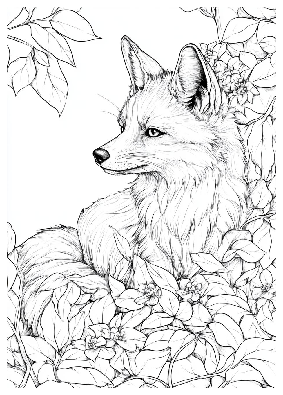 Ausdrucken Fuchs Ausmalbilder 14