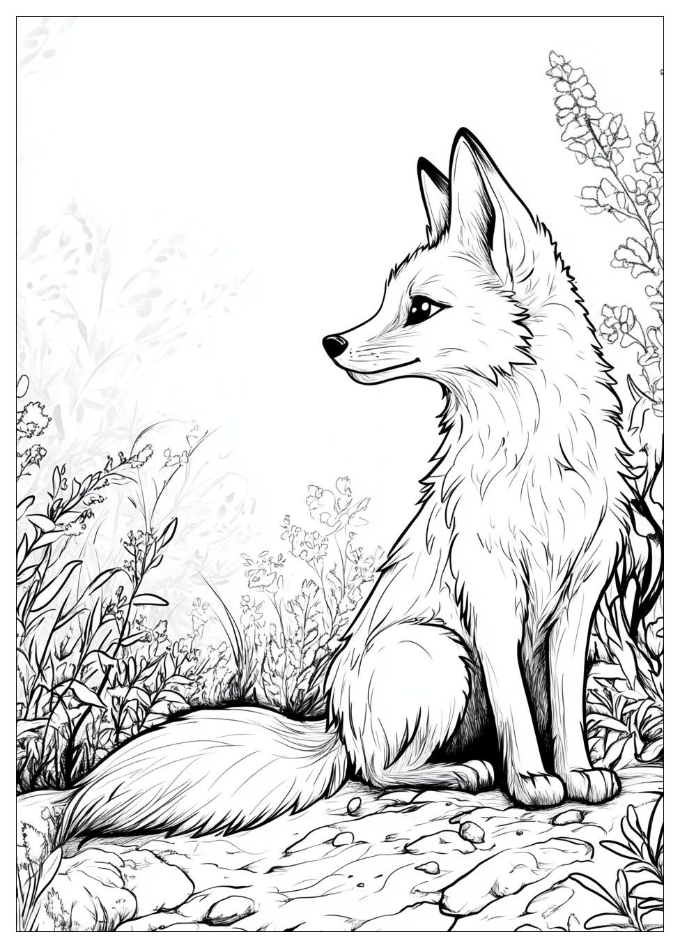 Ausdrucken Fuchs Ausmalbilder 16
