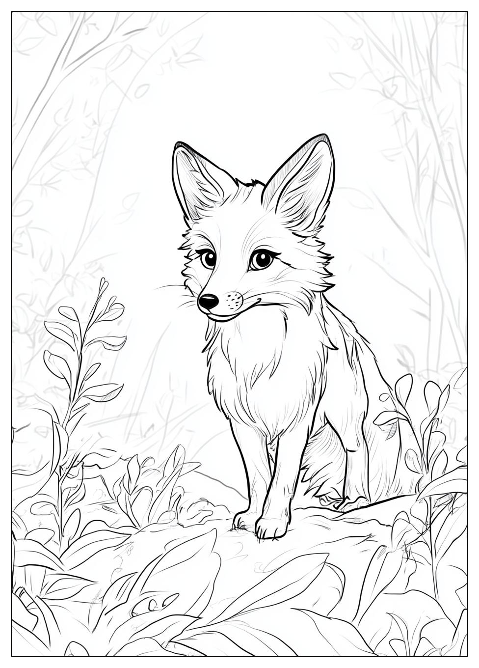 Ausdrucken Fuchs Ausmalbilder 18