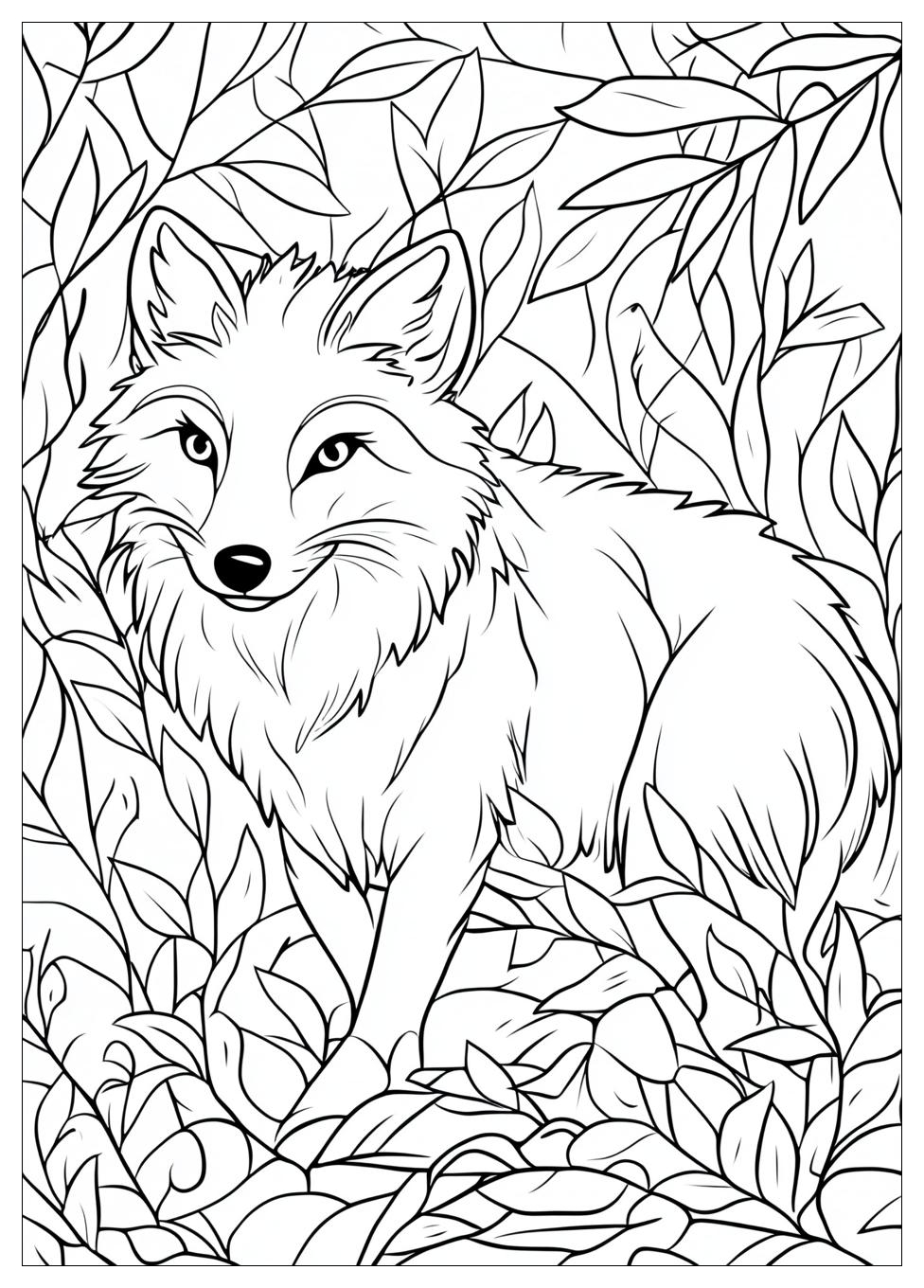 Ausdrucken Fuchs Ausmalbilder 2