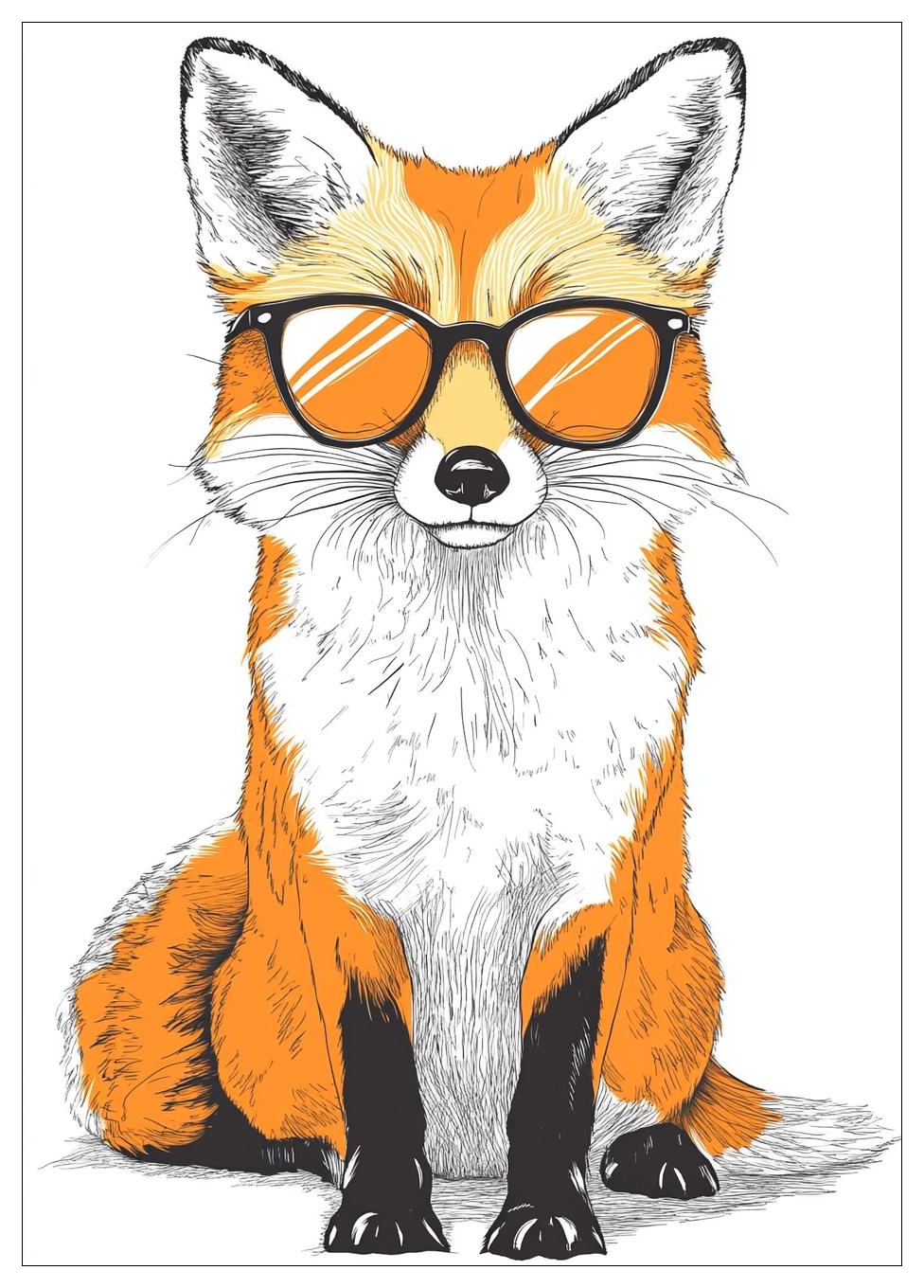Ausdrucken Fuchs Ausmalbilder 20