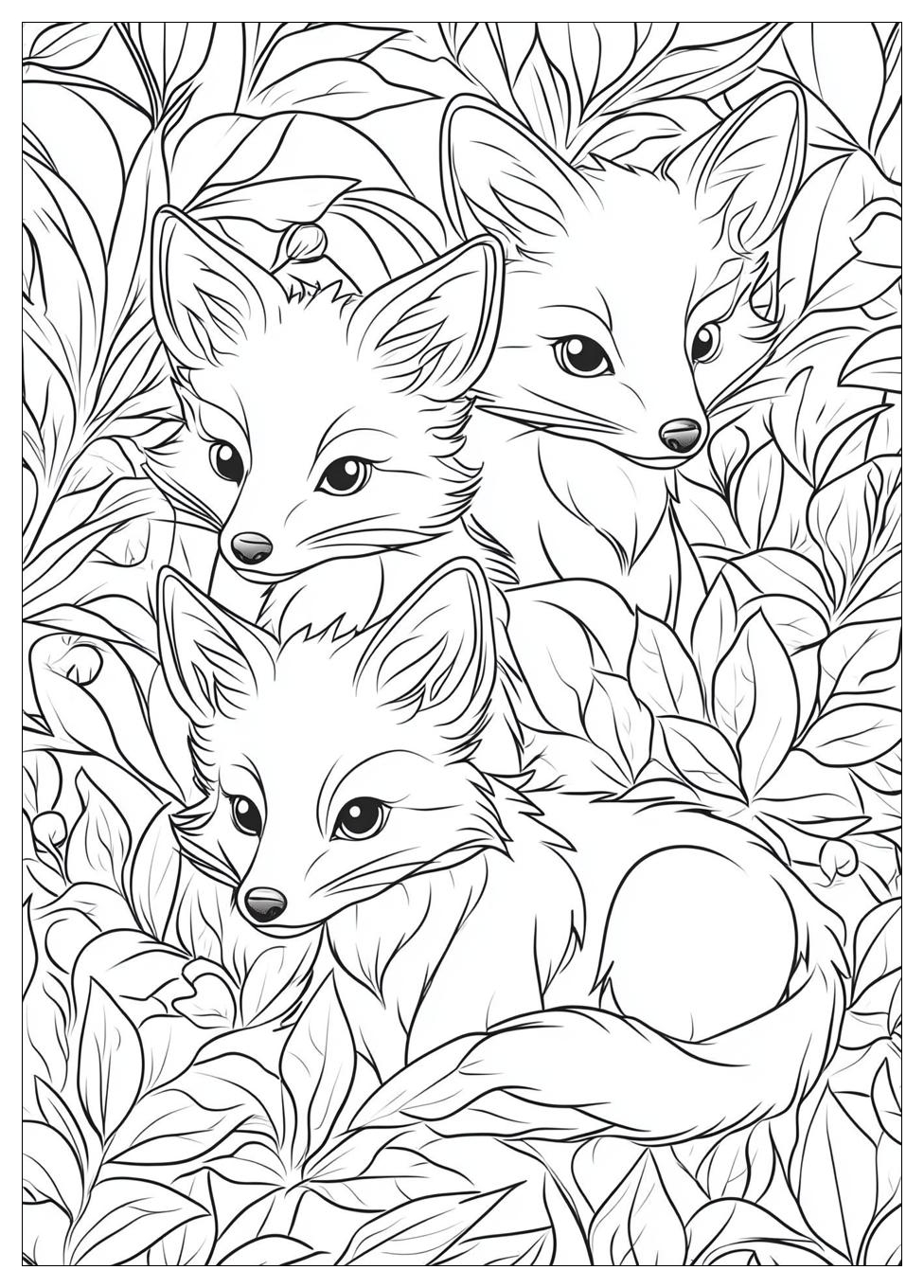 Ausdrucken Fuchs Ausmalbilder 21