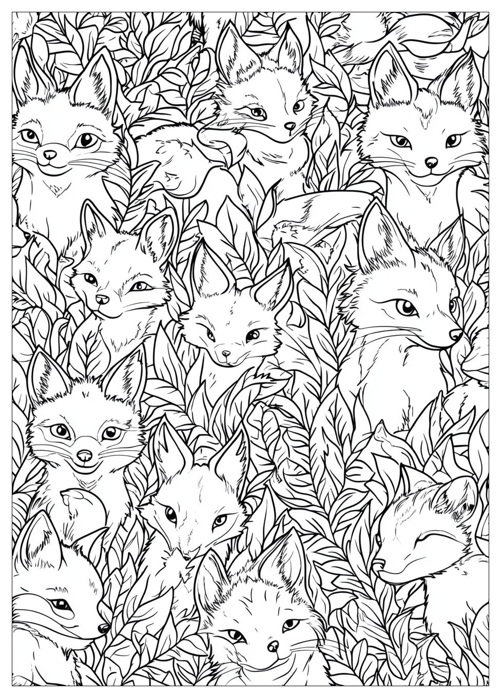 Ausdrucken Fuchs Ausmalbilder 22