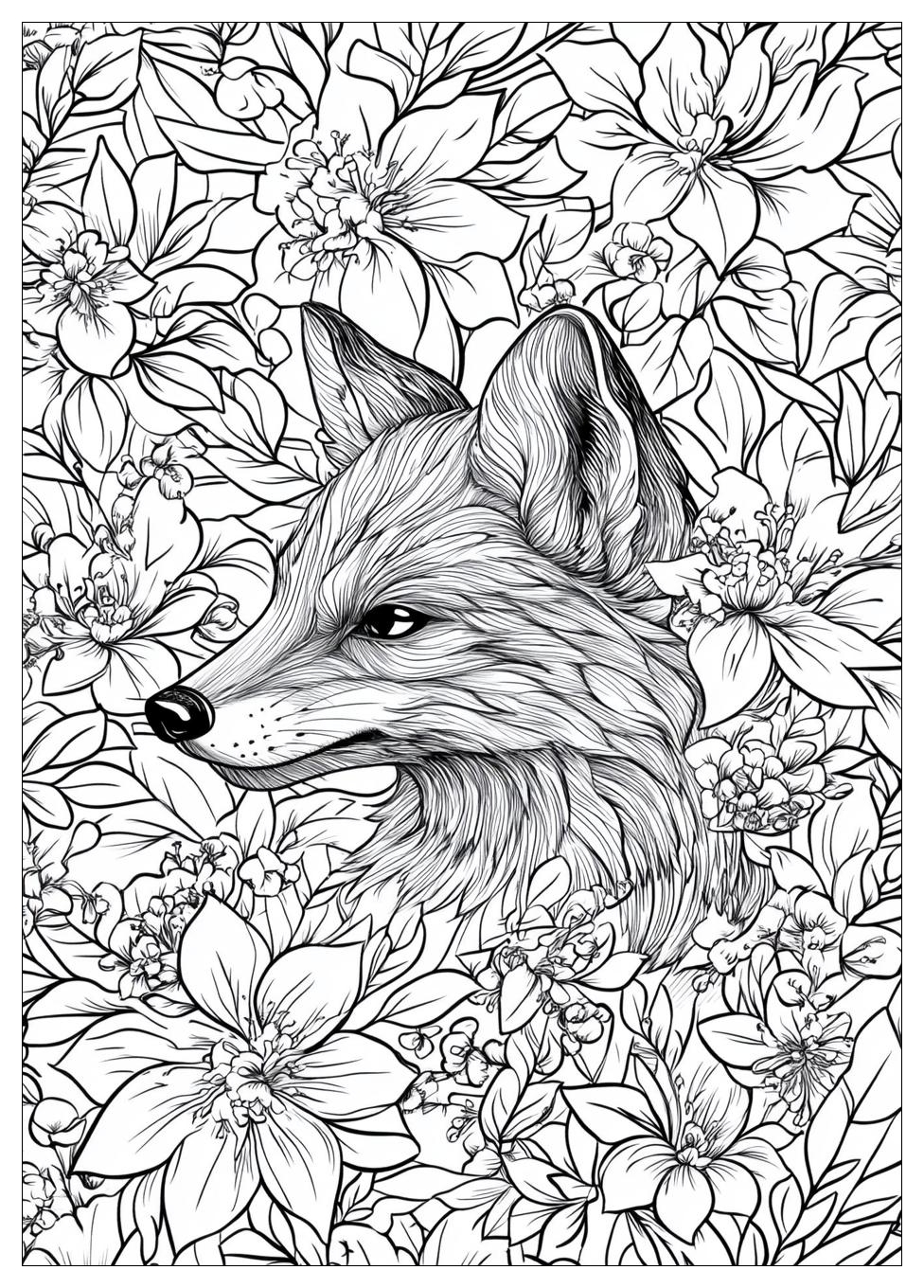 Ausdrucken Fuchs Ausmalbilder 23