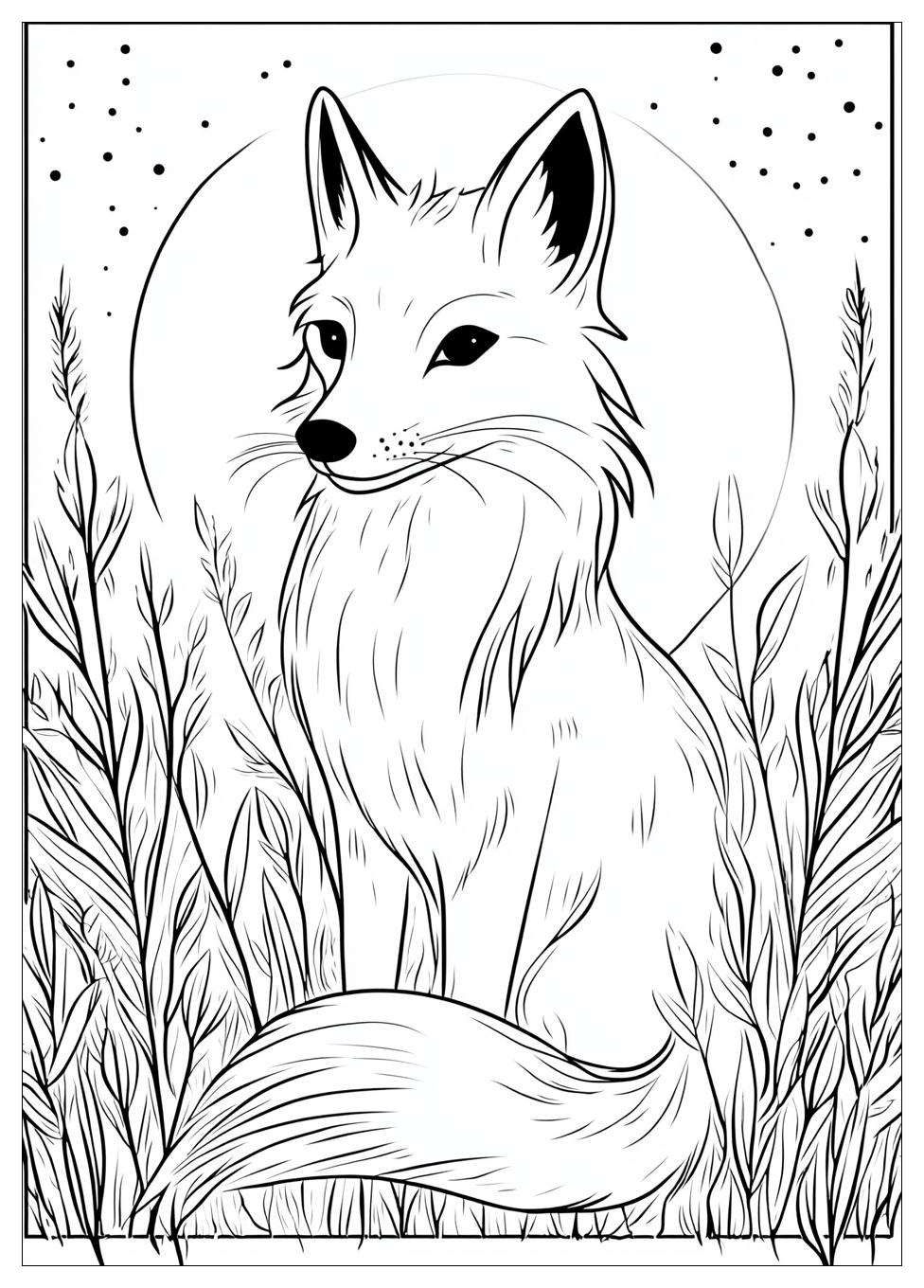 Ausdrucken Fuchs Ausmalbilder 5