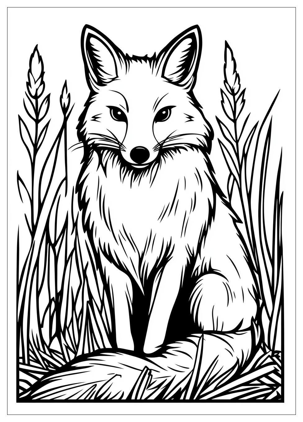 Ausdrucken Fuchs Ausmalbilder 6