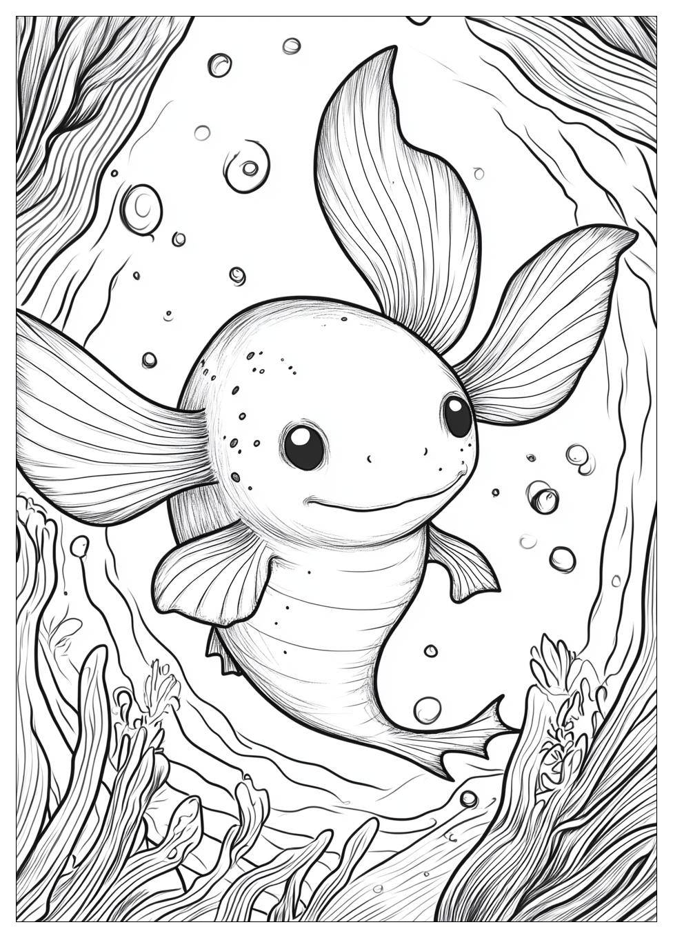 Axolotl Ausmalbilder 10