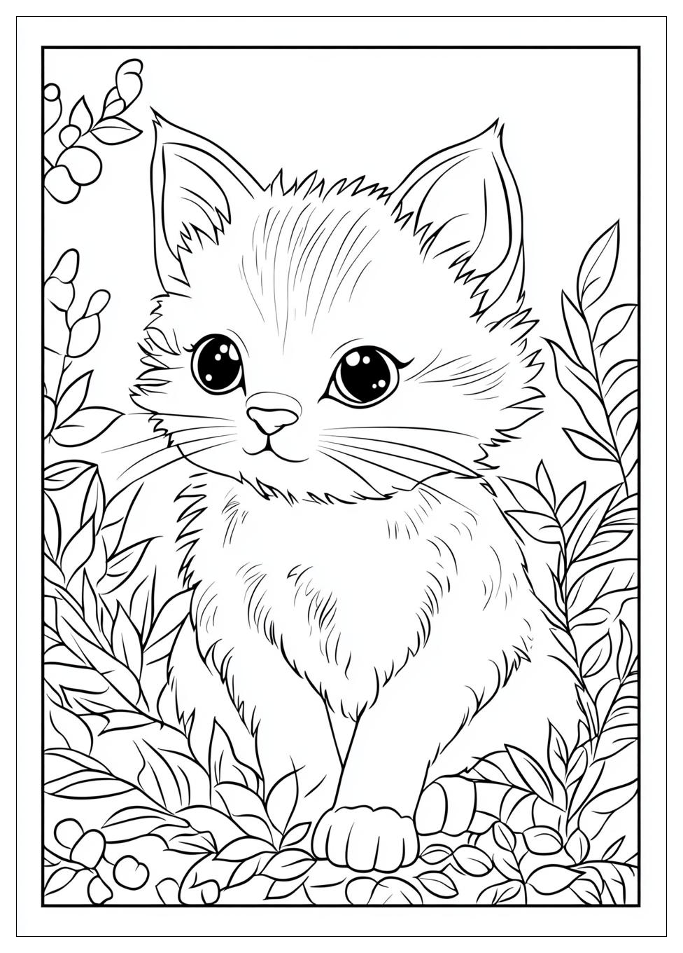 Baby Katzen Ausmalbilder 12