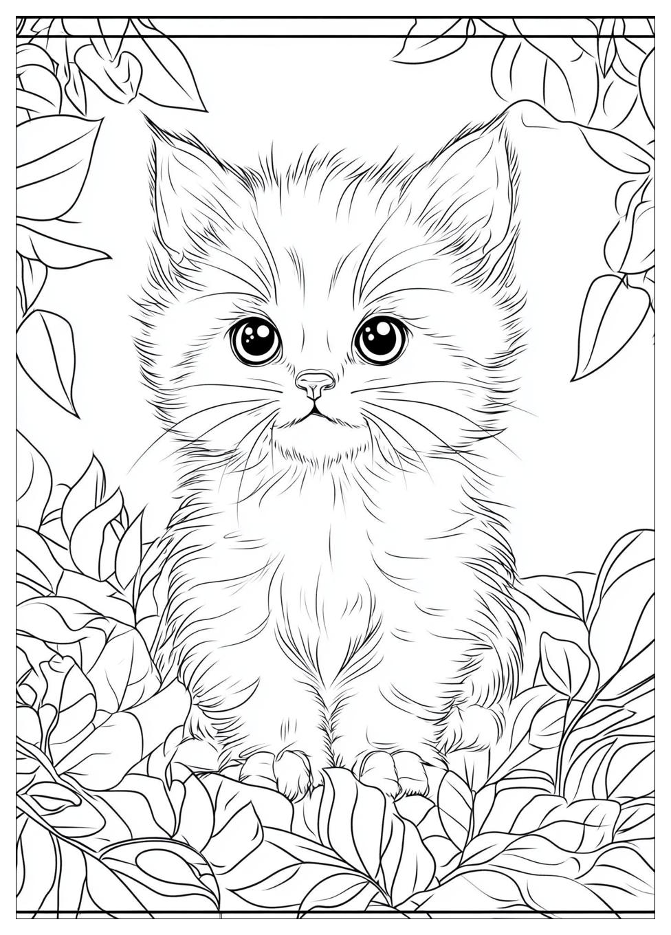 Baby Katzen Ausmalbilder 13