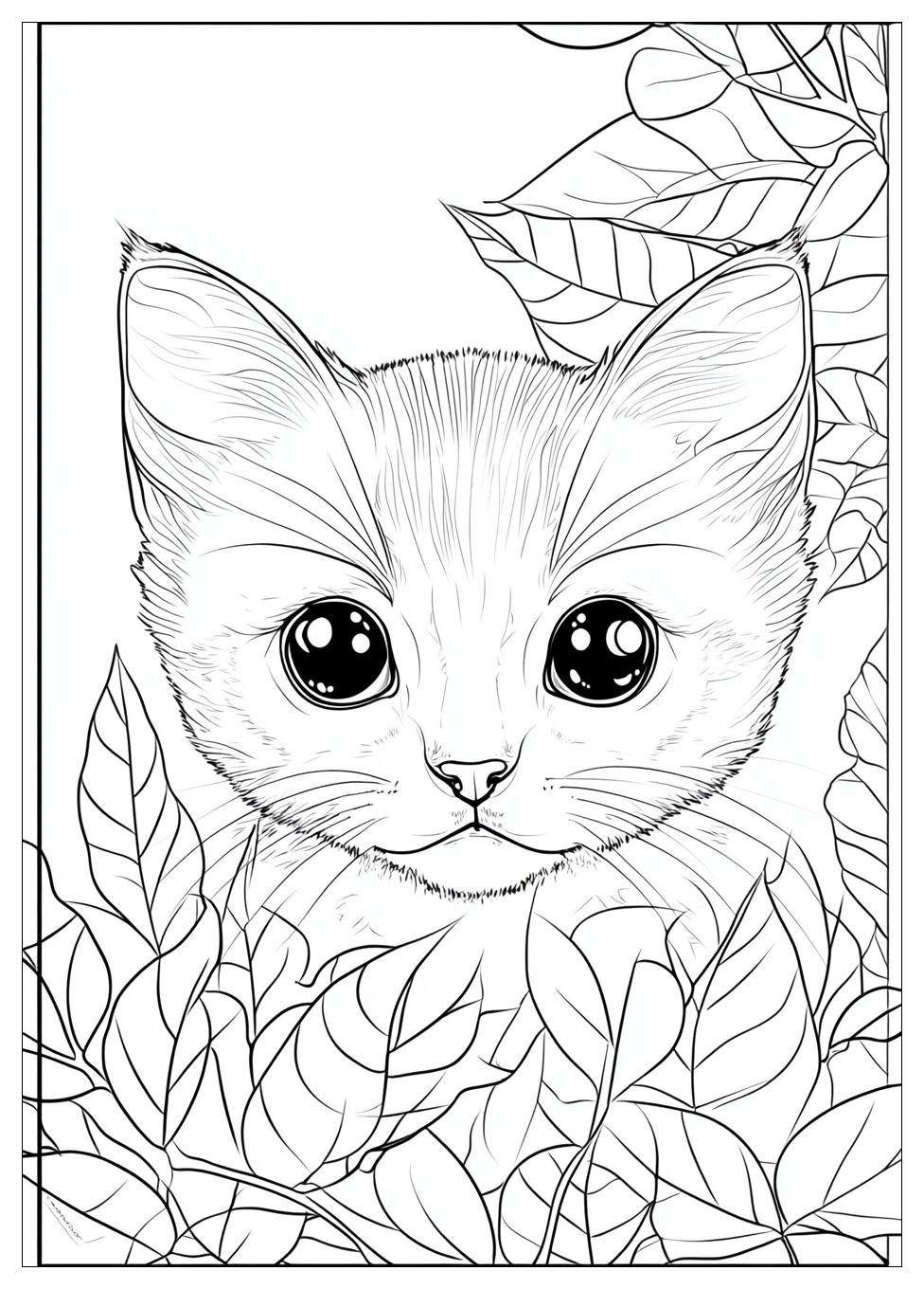 Baby Katzen Ausmalbilder 16