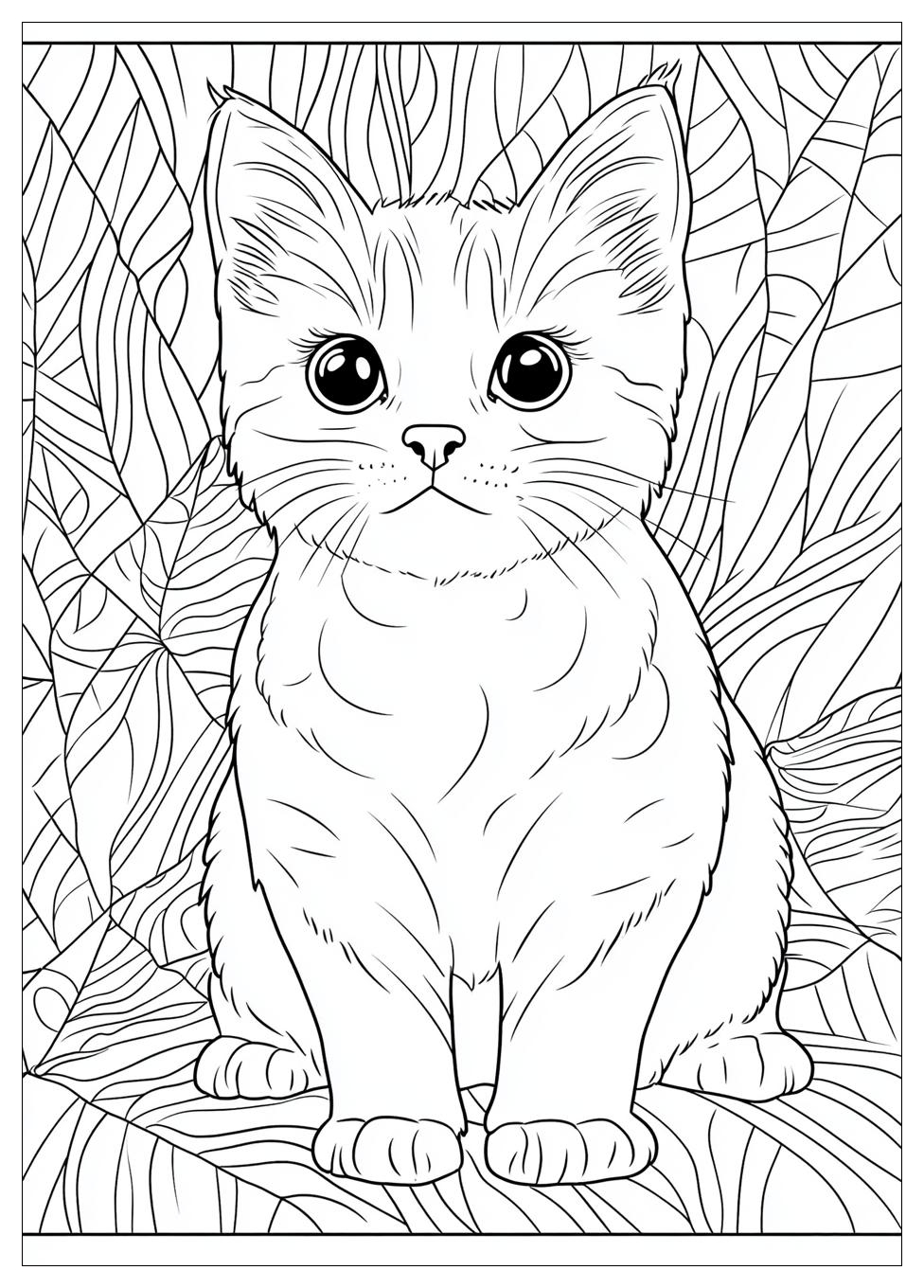 Baby Katzen Ausmalbilder 2
