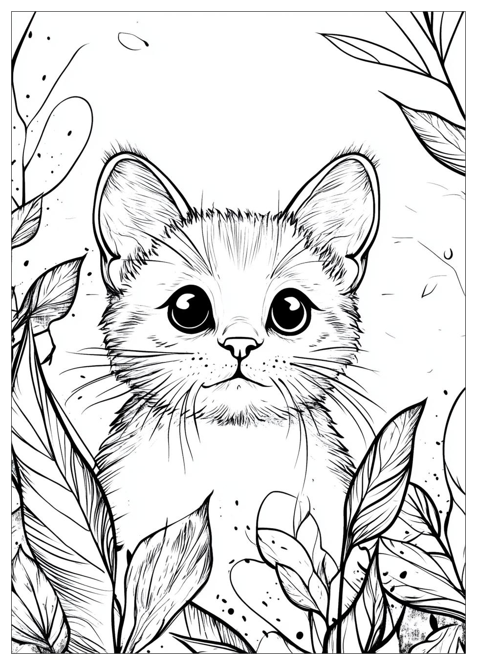 Baby Katzen Ausmalbilder 23