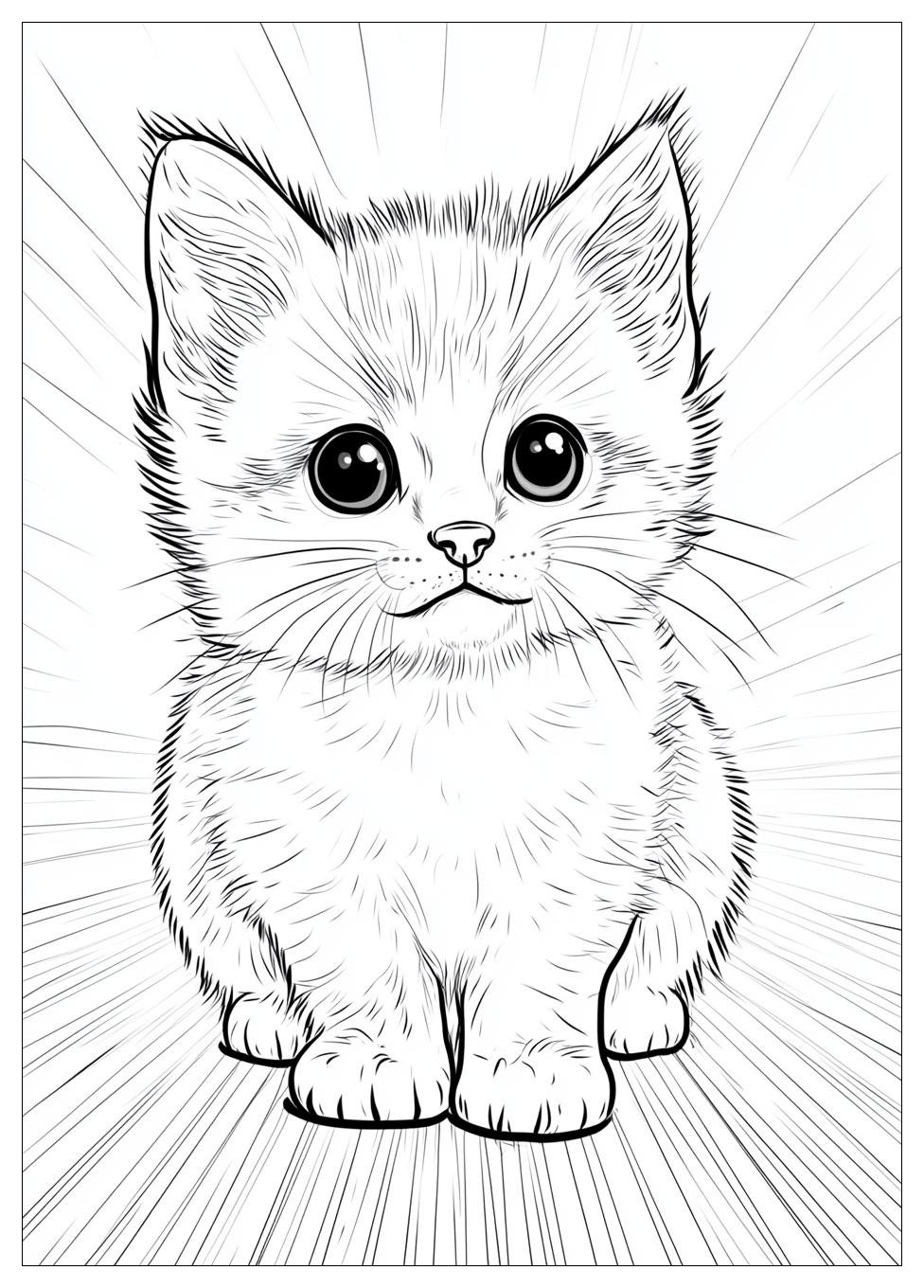 Baby Katzen Ausmalbilder 3
