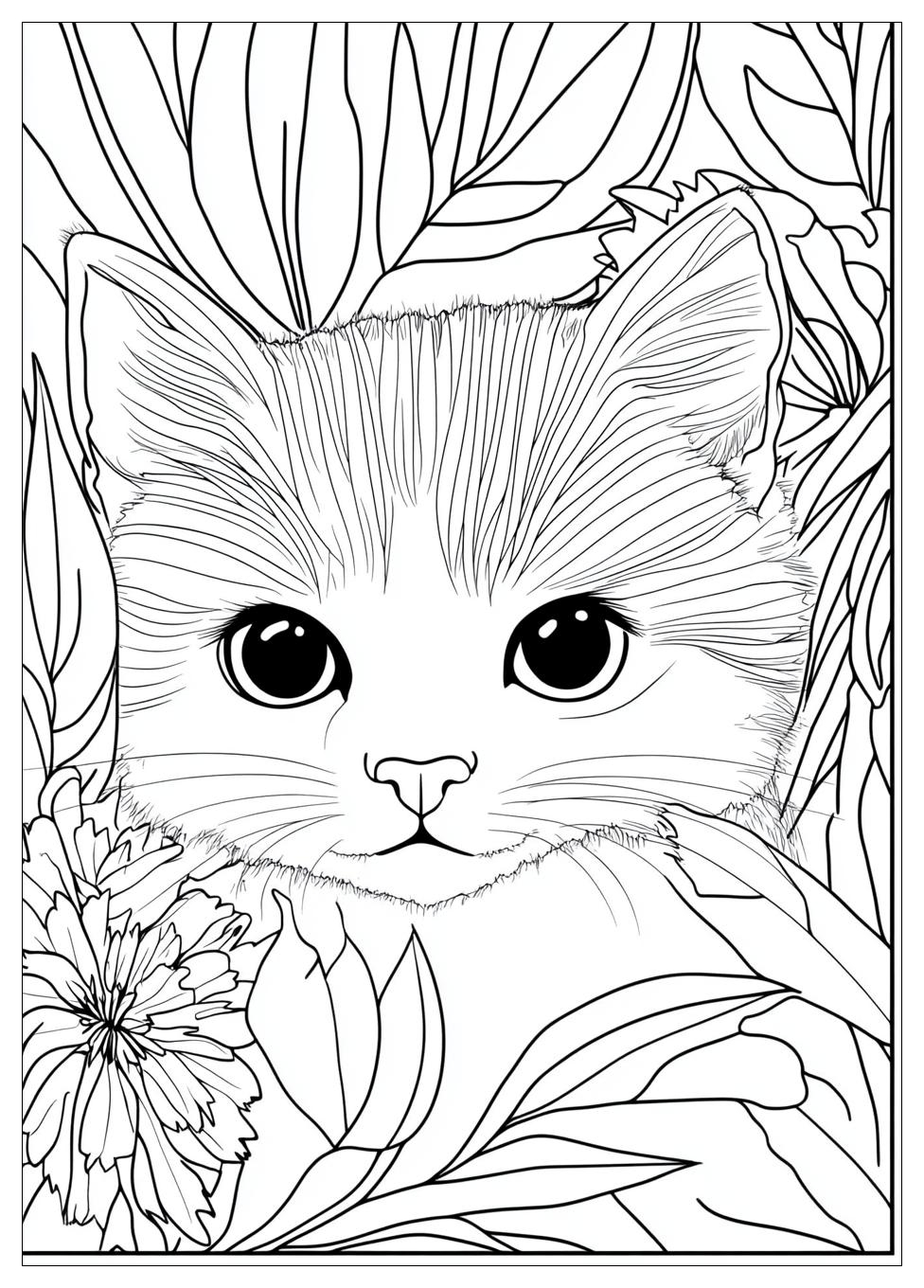 Baby Katzen Ausmalbilder 4
