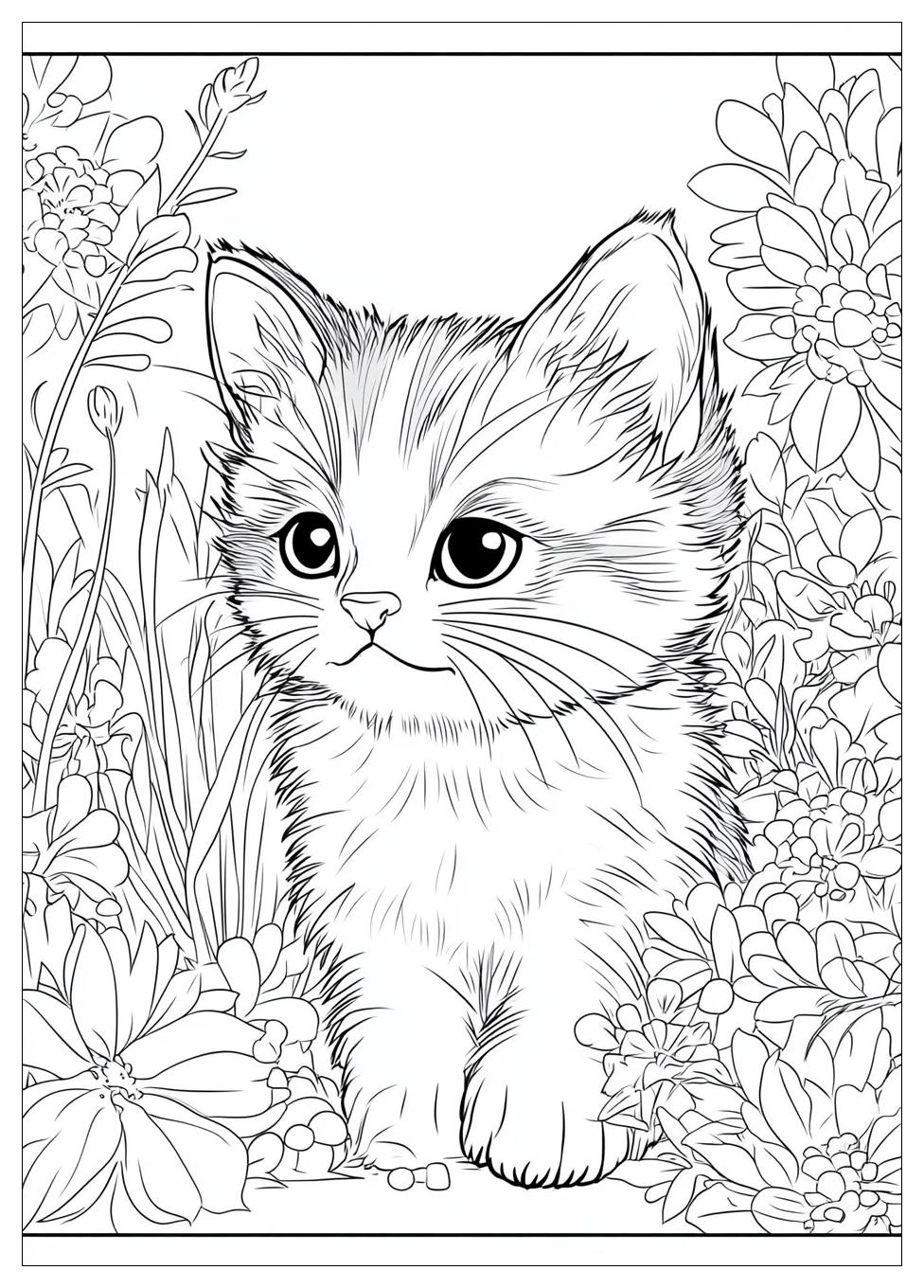 Baby Katzen Ausmalbilder 6