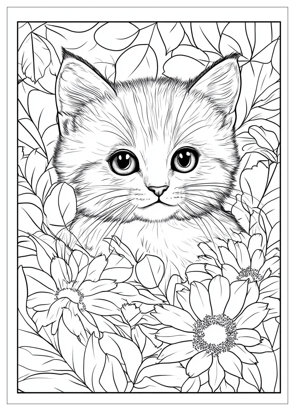 Baby Katzen Ausmalbilder 7