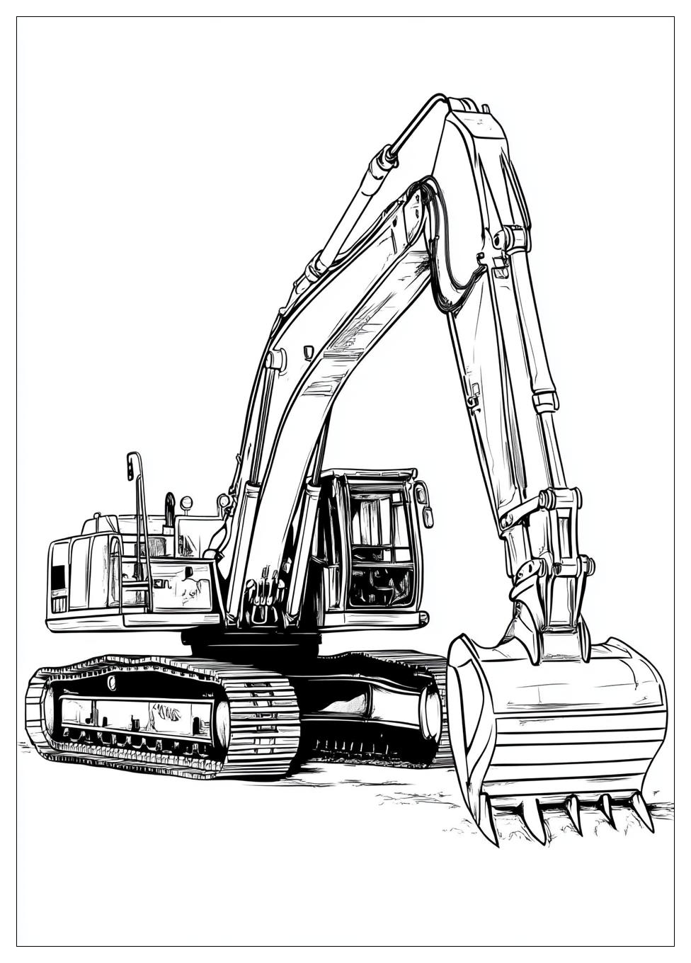 Bagger Ausmalbilder 5