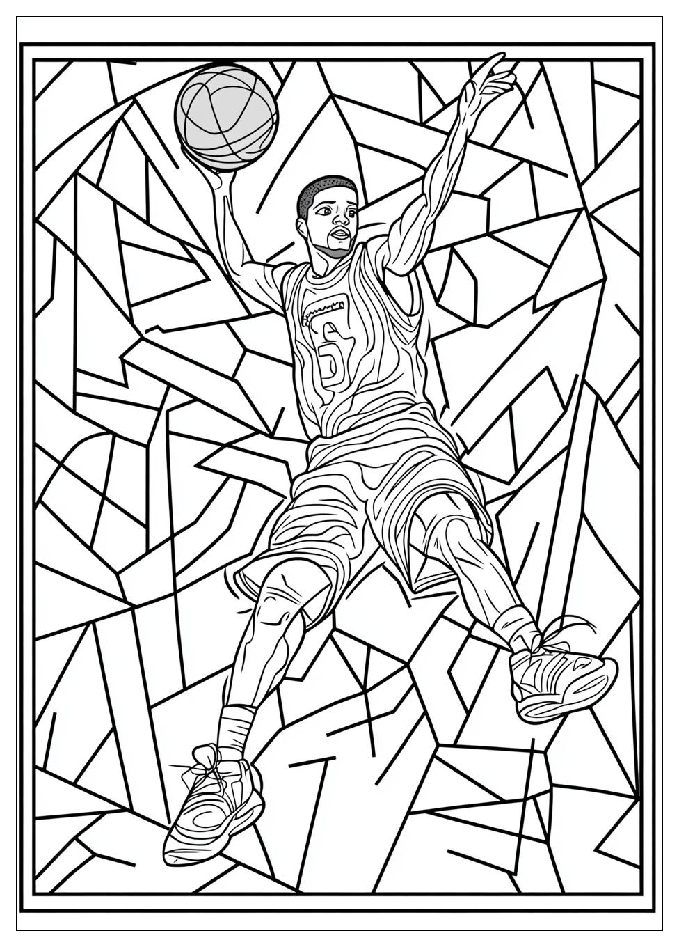 Basketball Ausmalbilder 12