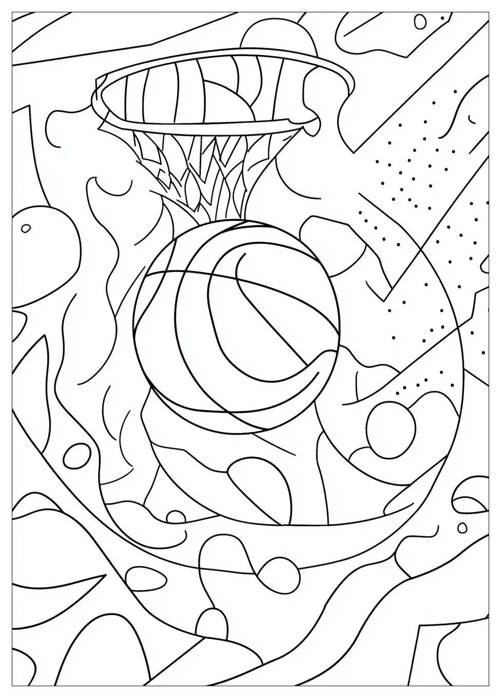Basketball Ausmalbilder 2