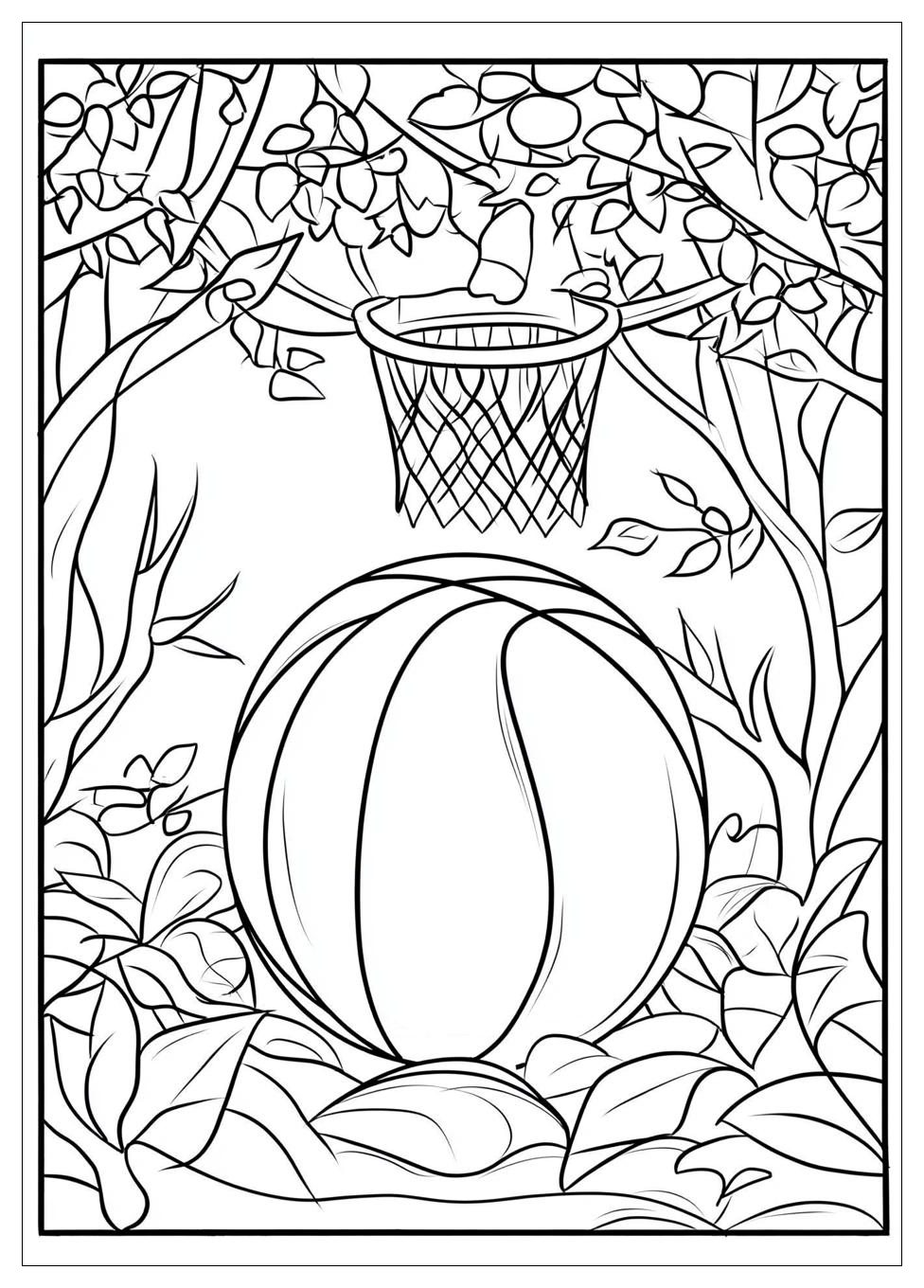 Basketball Ausmalbilder 7