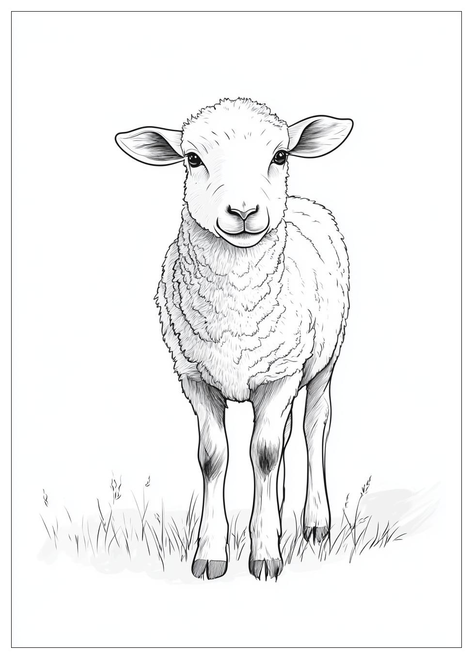 Bauernhoftiere Ausmalbilder 6
