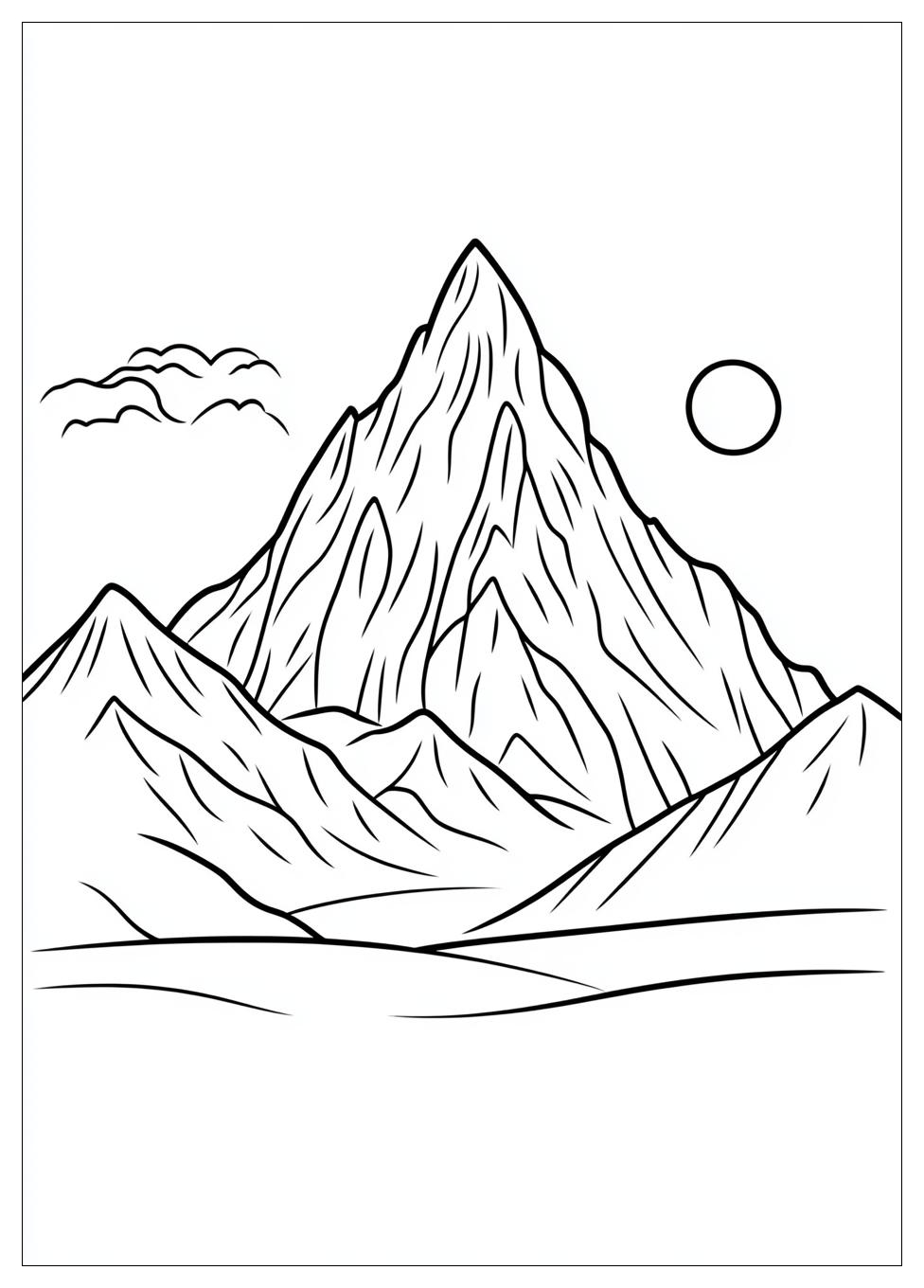 Berg Ausmalbilder 11