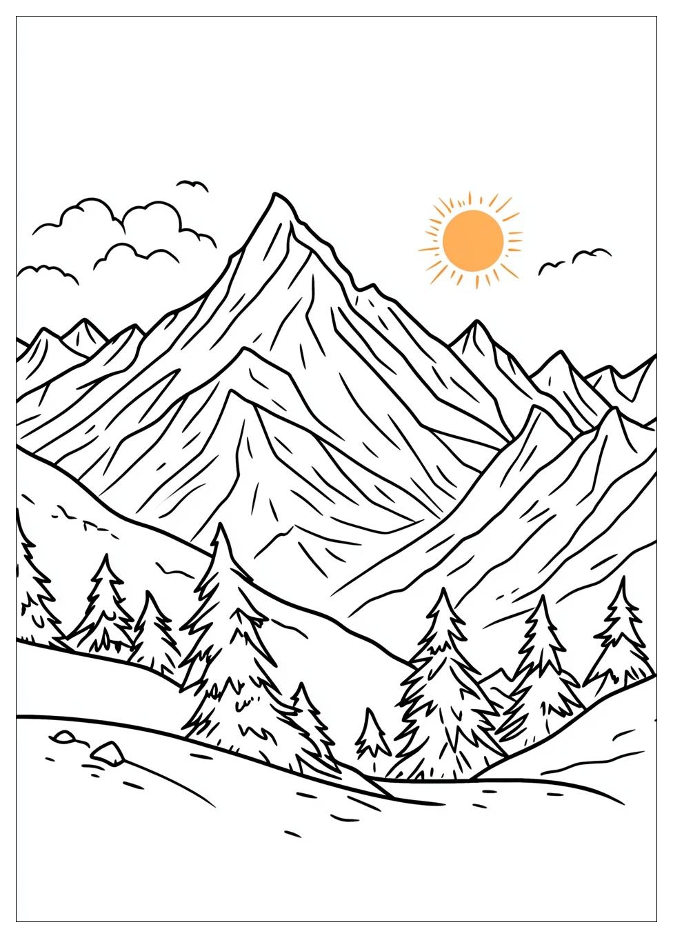Berg Ausmalbilder 12
