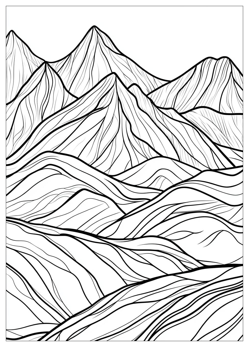 Berg Ausmalbilder 13