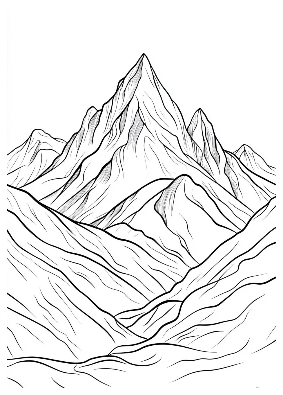 Berg Ausmalbilder 14